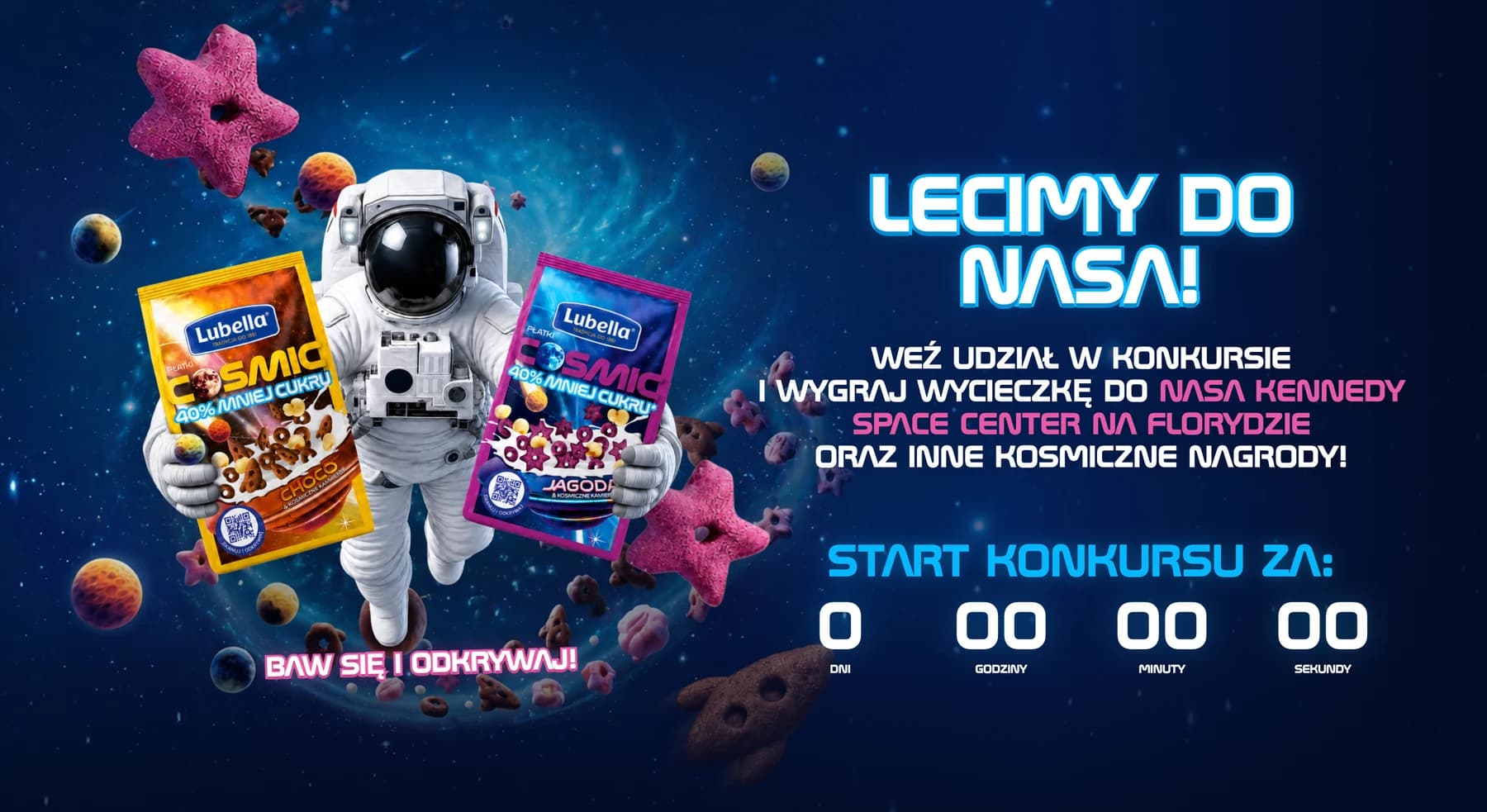 Strona konkursowa Lubella Lecimy do NASA
