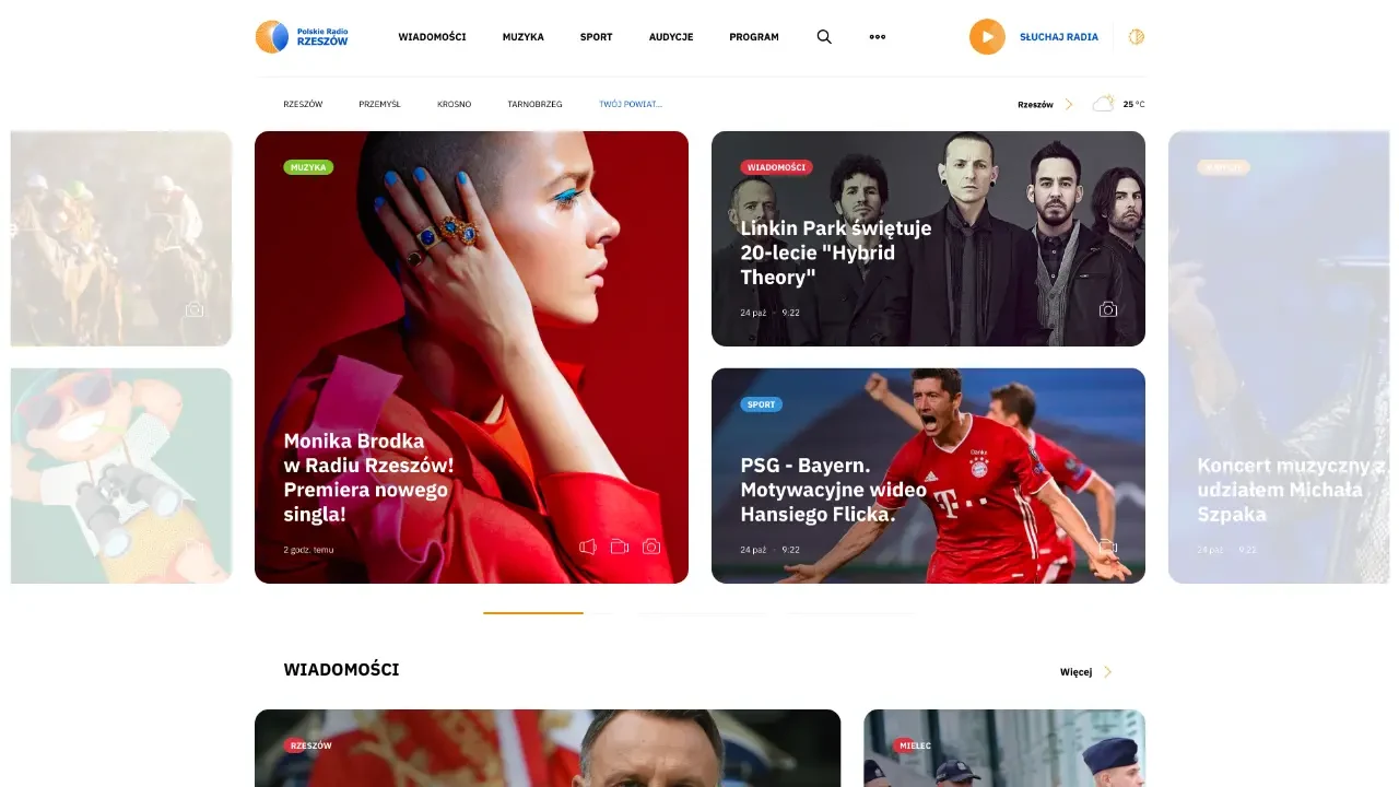 Strona główna Polskiego Radia Rzeszów